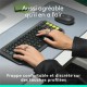 Безжична клавиатура Logitech Pop Icon Keys Тъмно сив AZERTY