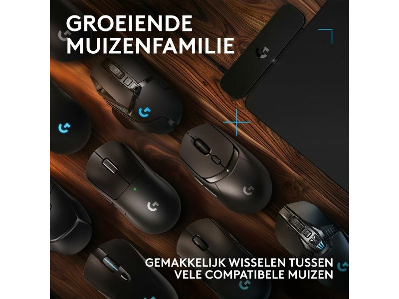Нехлъзгаща се постелка Logitech Черен