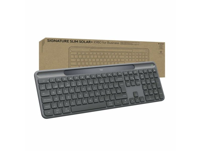 Клавиатура с мишка Logitech 920-013775 Графит испански Испанска Qwerty QWERTY