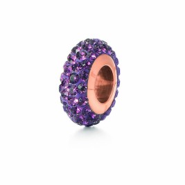 Дамска огърлица Folli Follie 3P0T024RX_- Лилав 1 cm