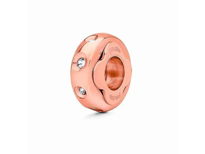 Дамска огърлица Folli Follie 3P13T017RC Златен 1 cm