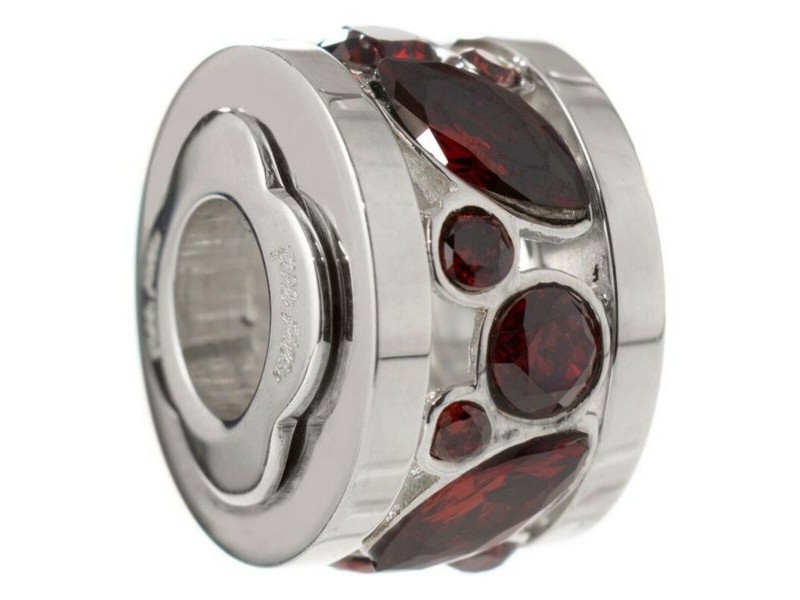 Дамска огърлица Folli Follie 3P16F005R Сив (2 cm)