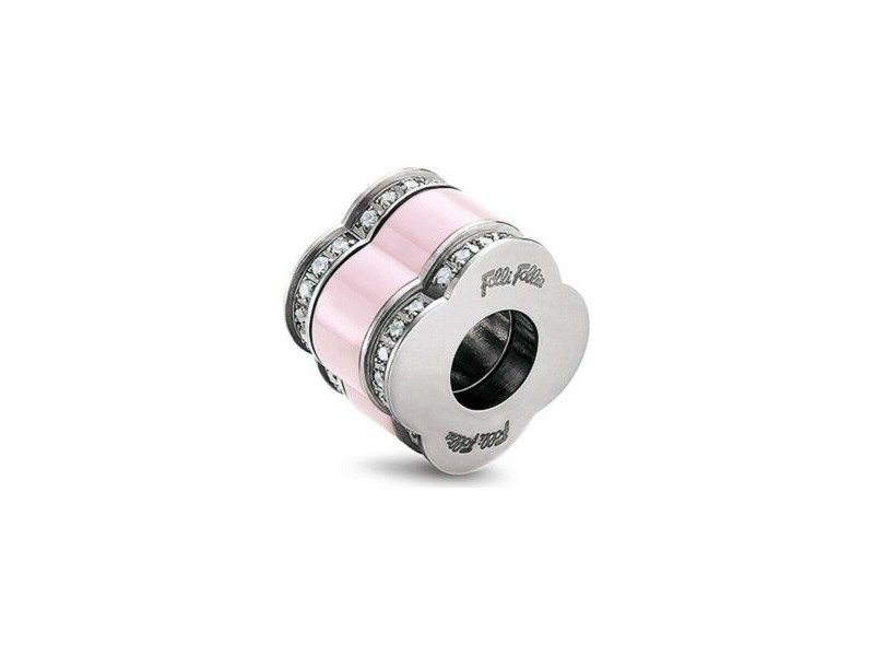 Дамска огърлица Folli Follie 3P16F003PC Розов (1 cm)