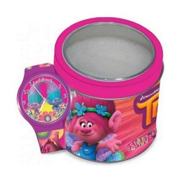 Бебешки часовник Trolls TROLLS - TIN BOX (Ø 33 mm)