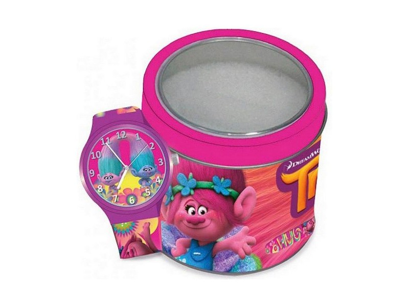 Бебешки часовник Trolls TROLLS - TIN BOX (Ø 33 mm)