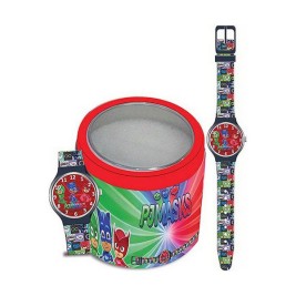 Бебешки часовник PJ Masks PJ MASKS (SUPERPIGIAMINI) – TIN BOX (Ø 33 mm)