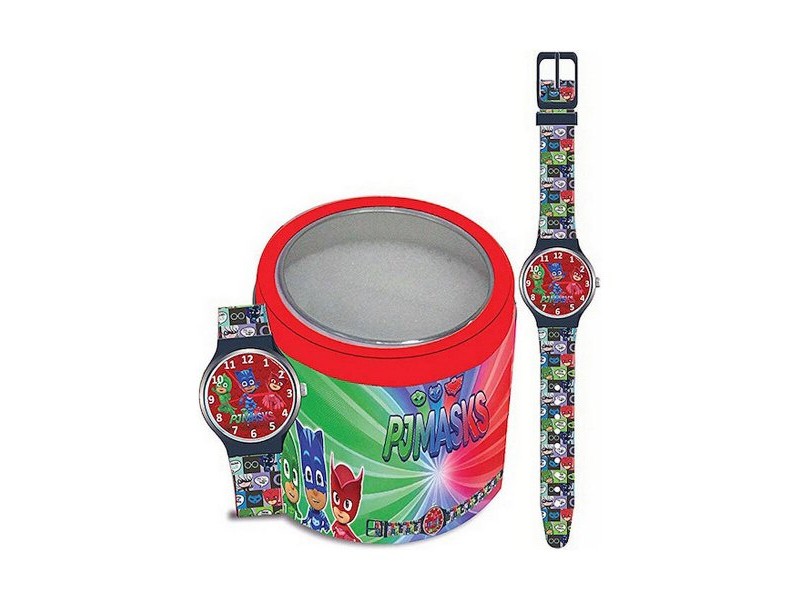 Бебешки часовник PJ Masks PJ MASKS (SUPERPIGIAMINI) – TIN BOX (Ø 33 mm)