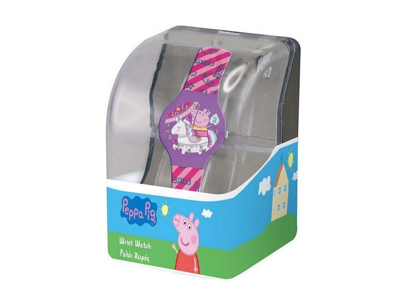 Бебешки часовник Peppa Pig 482608 - PLASTIC BOX (Ø 32 mm)