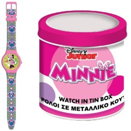 Бебешки часовник Minnie Mouse MINNIE  - TIN BOX Ø 33 mm