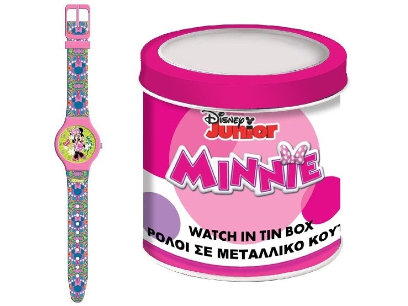 Бебешки часовник Minnie Mouse MINNIE  - TIN BOX Ø 33 mm