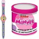 Бебешки часовник Minnie Mouse MINNIE  - TIN BOX Ø 33 mm