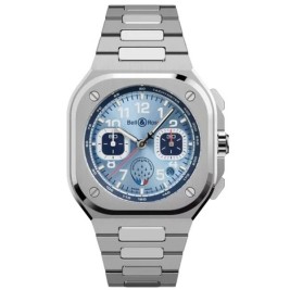 Мъжки часовник Bell & Ross BR05C-PAF-ST_SST Сребрист