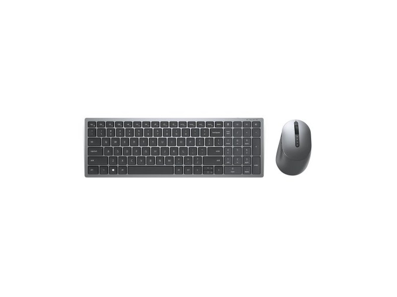 Клавиатура с мишка Dell KM7120W-GY-SPN Испанска Qwerty