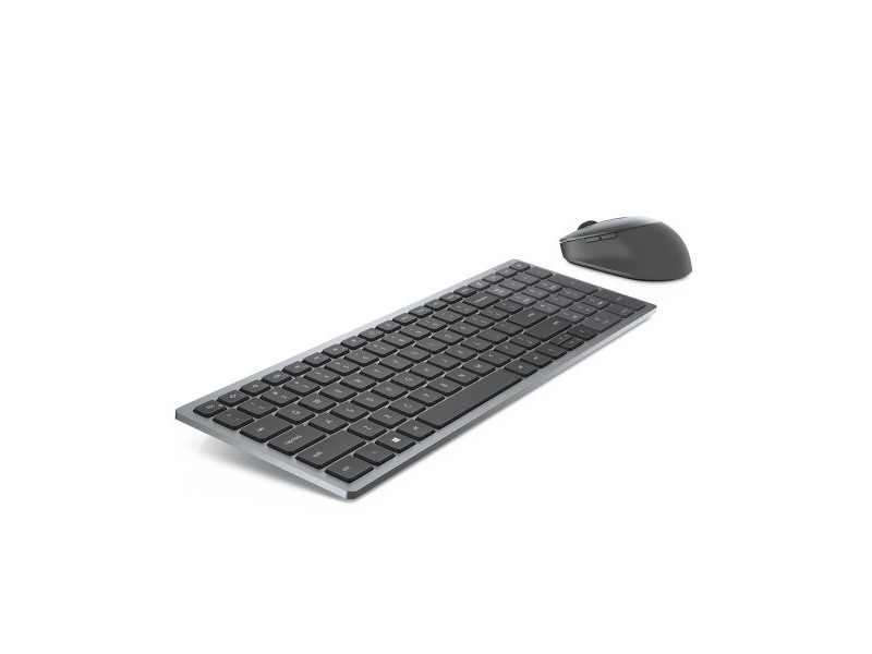 Клавиатура с мишка Dell KM7120W-GY-SPN Испанска Qwerty