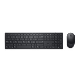 Клавиатура с мишка Dell KM5221WBKB-SPN Черен Испанска Qwerty