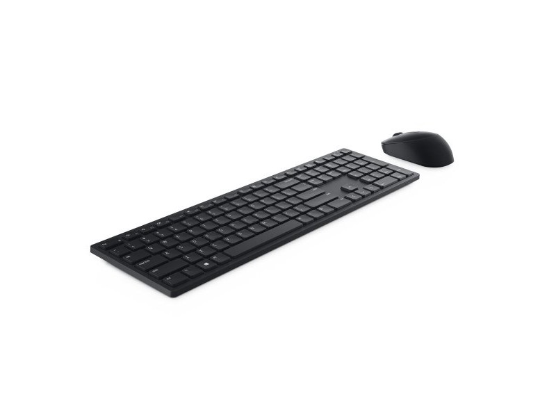 Клавиатура с мишка Dell KM5221WBKB-SPN Черен Испанска Qwerty