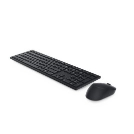 Клавиатура с мишка Dell KM5221WBKB-SPN Черен Испанска Qwerty
