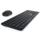 Клавиатура с мишка Dell KM5221WBKB-SPN Черен Испанска Qwerty