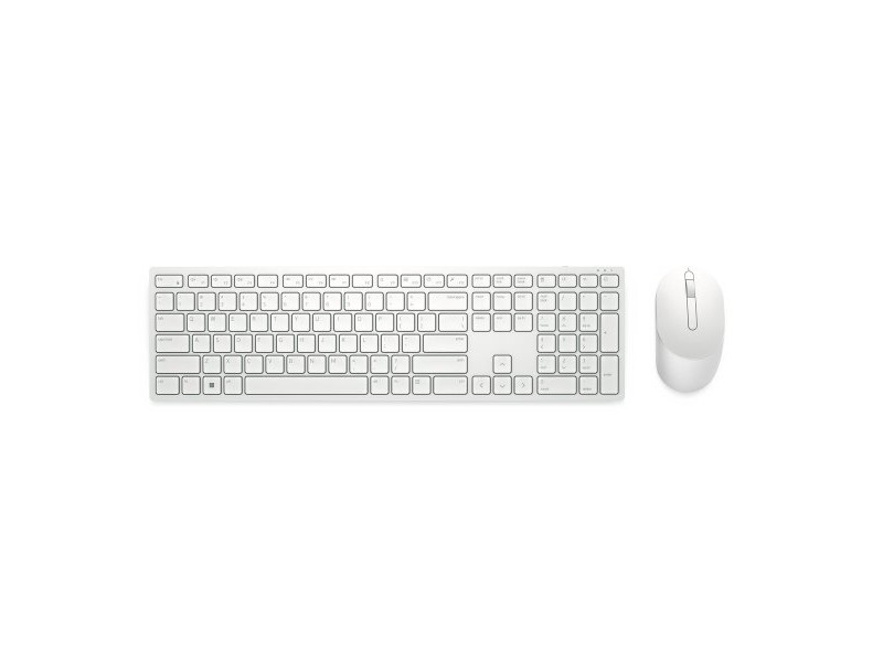 Клавиатура Dell KM5221W-WH-SPN Бял Черен Испанска Qwerty