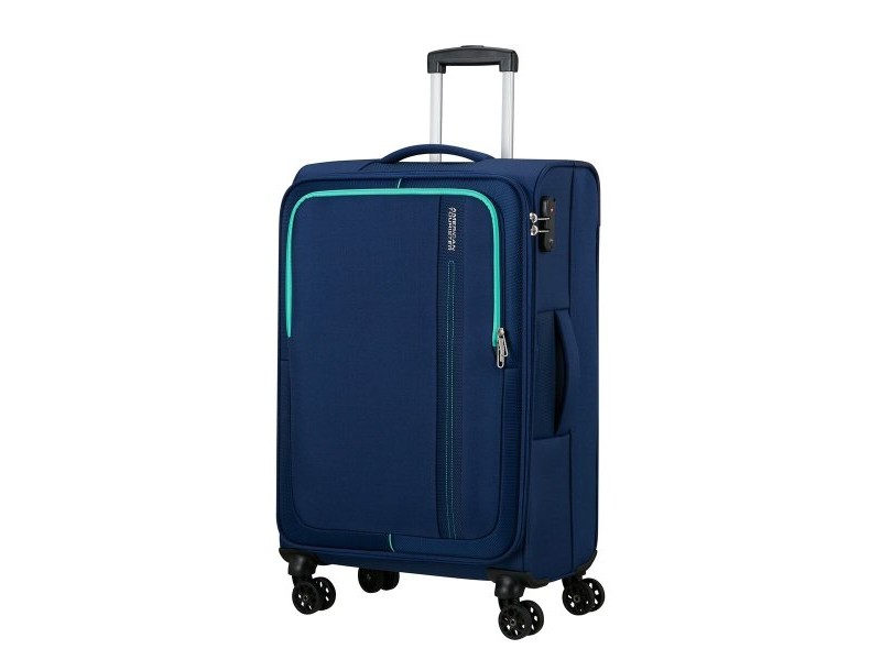 Куфар за каюта American Tourister 146675-6636 Син 61 L 68 x 43 x 25 cm