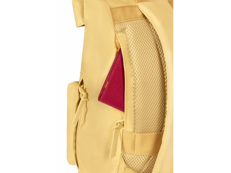 Всекидневна Раница American Tourister Urban Groove Pastels Roll Top Жълт 17 L Casual (1 Части)