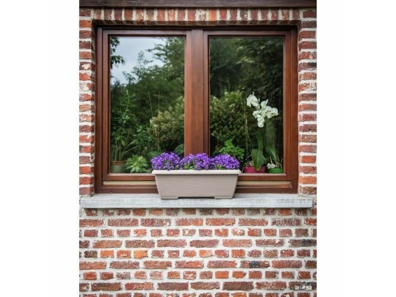 Саксия Garden ID Teramo Сив Тъмнокафяв 60 cm