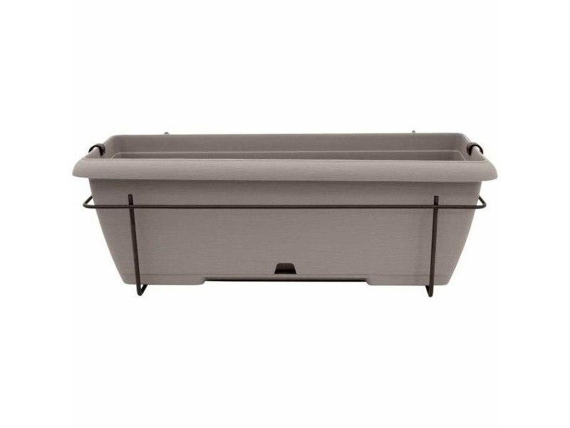 Саксия Garden ID Тъмнокафяв Ефект камък 50 cm Саксия Garden ID Тъмнокафяв Ефект камък 50 cm