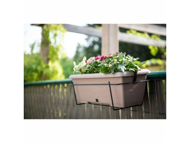 Саксия Garden ID Тъмнокафяв Ефект камък 50 cm