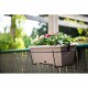 Саксия Garden ID Тъмнокафяв Ефект камък 50 cm