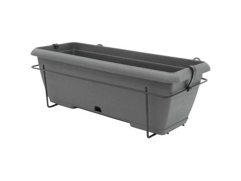 Саксия Garden ID Антрацит Ефект камък 50 cm