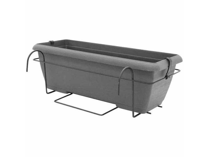 Саксия Garden ID Антрацит Ефект камък 50 cm