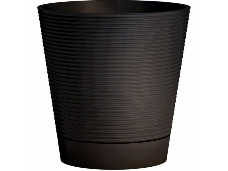 Саксия за самостоятелно поливане Garden ID Черен 40 cm