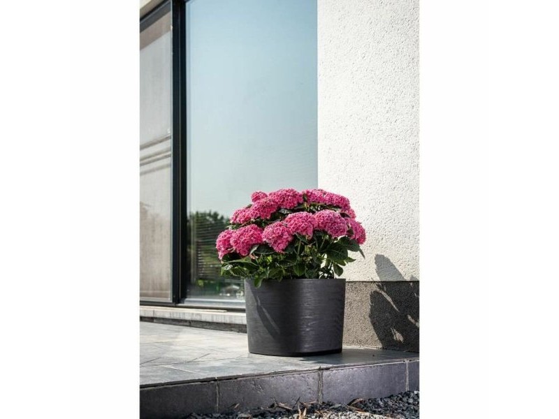 Саксия Garden ID Respect Черен 20 x 20 cm