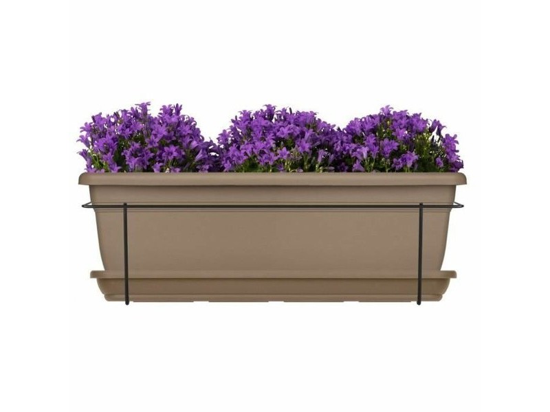 Саксия Garden ID Тъмнокафяв 50 cm
