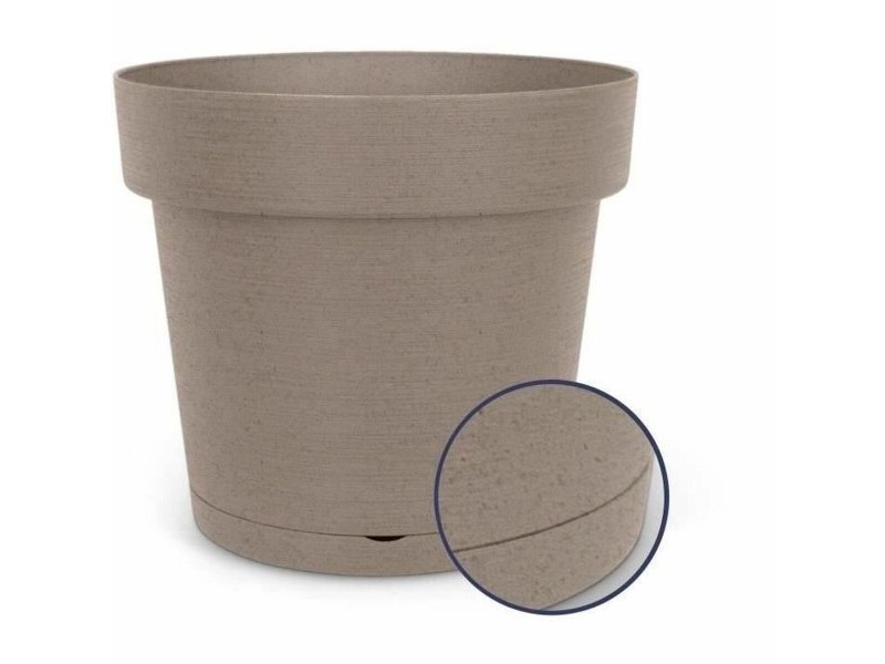 Саксия за самостоятелно поливане Garden ID Тъмнокафяв