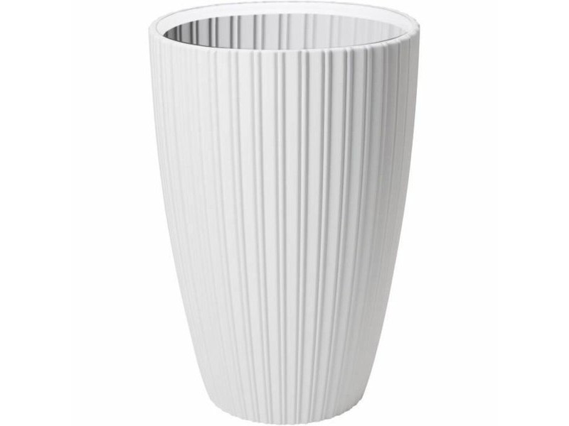 Саксия Garden ID Fancy Бял полиетилен 40 x 58 cm Саксия Garden ID Fancy Бял полиетилен 40 x 58 cm