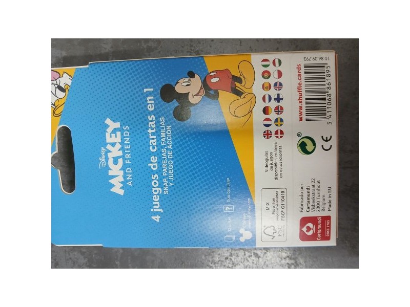 Еротични карти Fournier Mickey & Friends