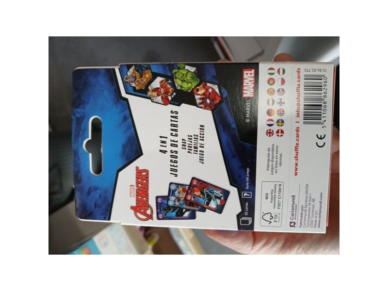 Еротични карти Fournier Avengers