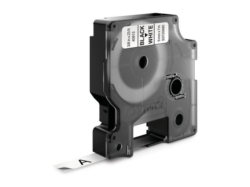 Ламинирана касета Dymo S0720680 Черен Черен/Бял
