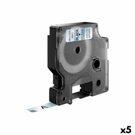 Ламинирана лента за етикетиране Dymo D1 40910 9 mm LabelManager™ Прозрачен Черен (5 броя)