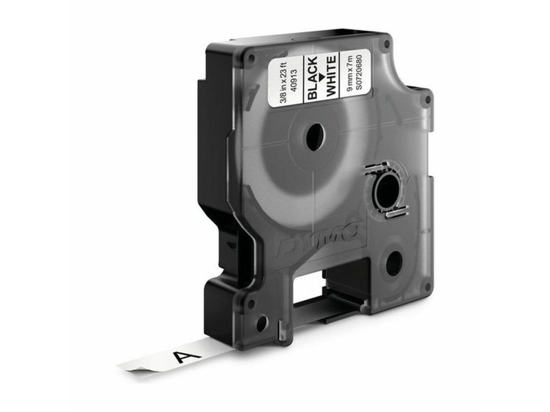 Ламинирана лента за етикетиране Dymo D1 41913 9 mm LabelManager™ Бял Черен (5 броя)