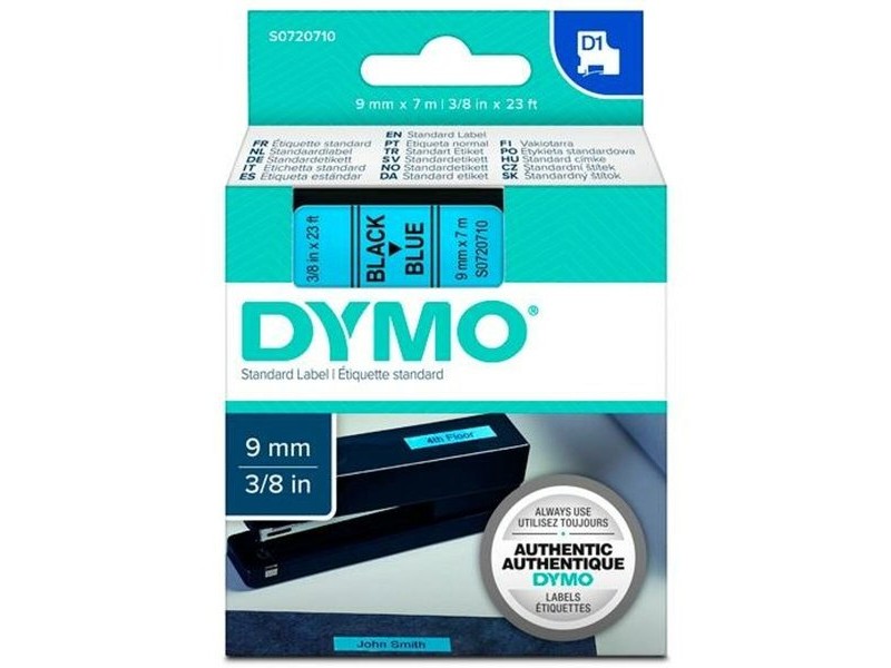 Ламинирана лента за етикетиране Dymo D1 40916 9 mm LabelManager™ Черен Син (5 броя) Ламинирана лента за етикетиране Dymo D1 40916 9 mm LabelManager™ Черен Син (5 броя)