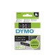 Ламинирана касета Dymo S0720610 Черен Бял/Черен