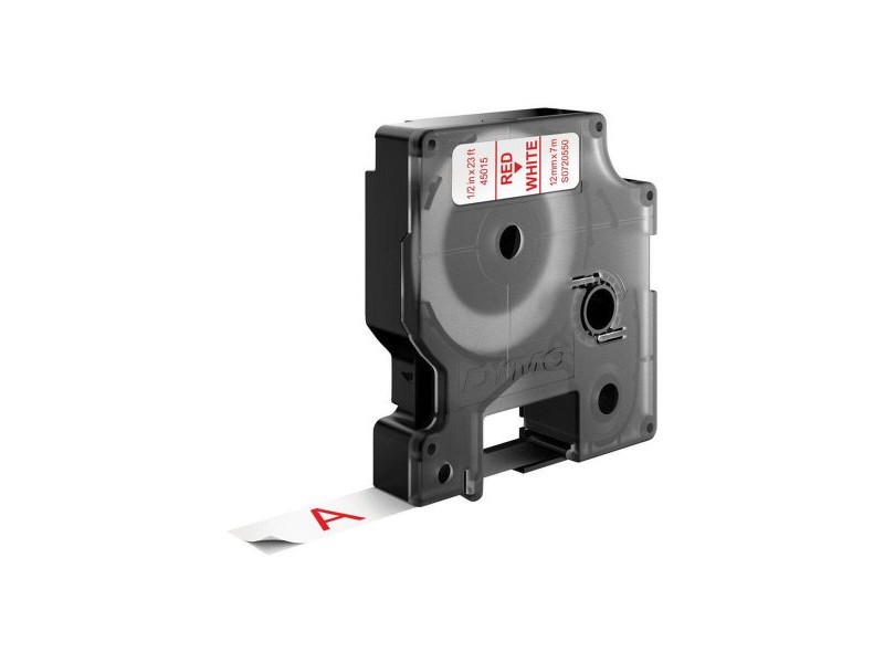 Ламинирана лента за етикетиране Dymo D1 45015 12 mm LabelManager™ Бял Червен Черен (5 броя)
