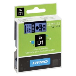 Ламинирана лента за етикетиране Dymo D1 45016 12 mm LabelManager™ Син Черен (5 броя)