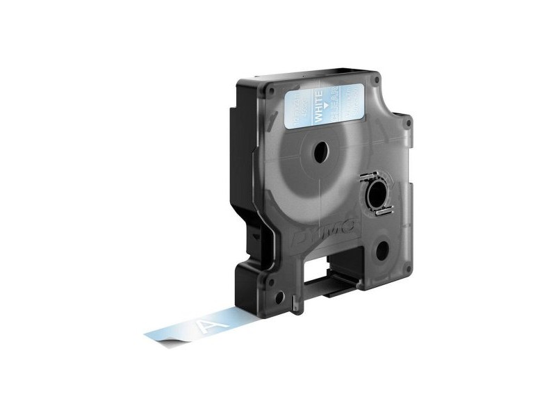 Ламинирана лента за етикетиране Dymo D1 45020 12 mm LabelManager™ Бял Прозрачен (5 броя) Ламинирана лента за етикетиране Dymo D1 45020 12 mm LabelManager™ Бял Прозрачен (5 броя)