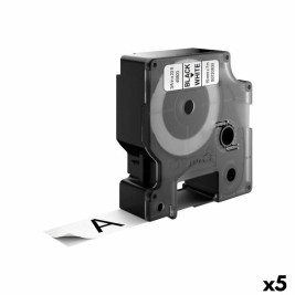Ламинирана лента за етикетиране Dymo D1 45803 LabelManager™ Бял Черен (5 броя)