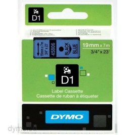Ламинирана лента за етикетиране Dymo D1 45806 LabelManager™ Черен Син (5 броя)