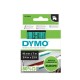 Ламинирана лента за етикетиране Dymo D1 45809 LabelManager™ Черен Зелен (5 броя)