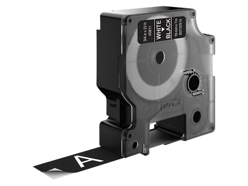 Ламинирана лента за етикетиране Dymo D1 45811 LabelManager™ Бял Черен (5 броя)